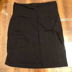 Black Cotton Skirt